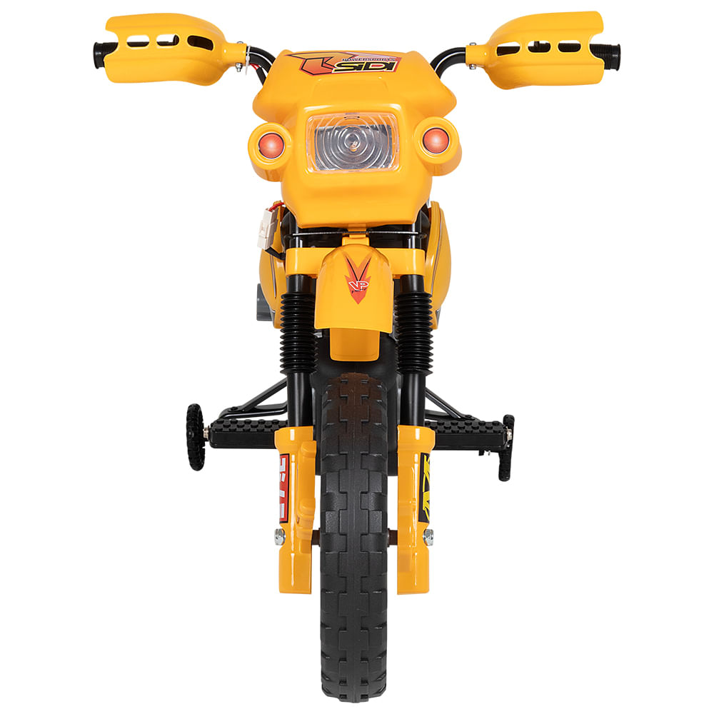Moto Cross Trail Eletrica 6v Amarelo - Bel (p55)