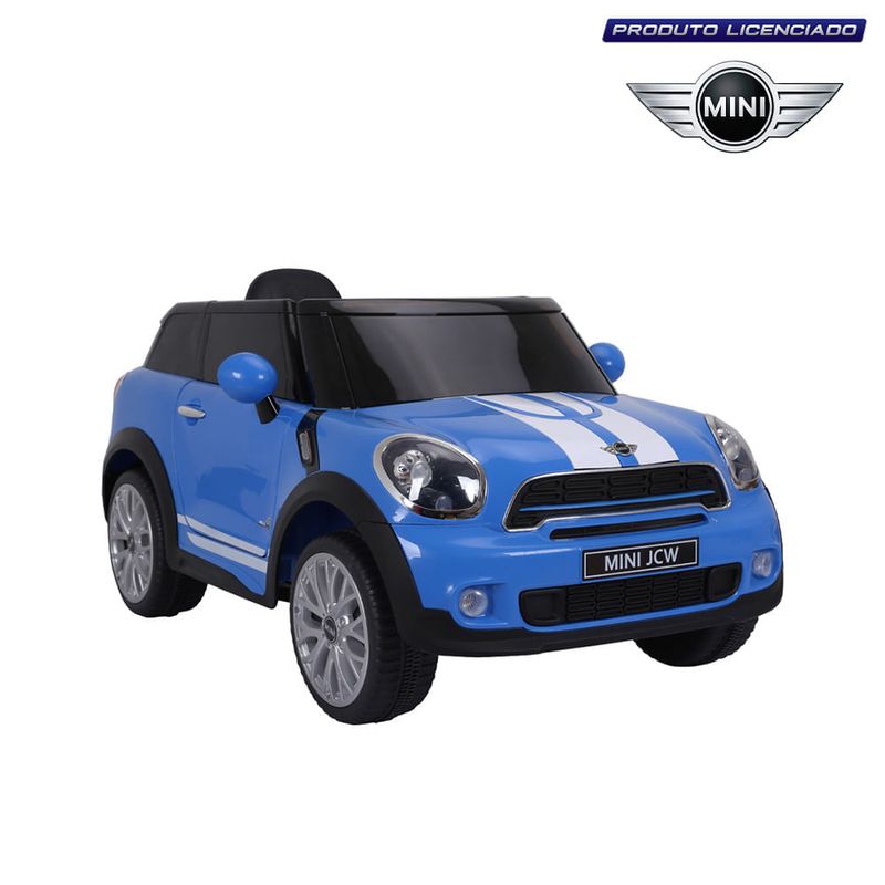 Carro Mini Paceman Elétrico 12V Azul Bel